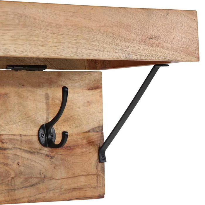 Răcător de paltoane Maro 73 x 19 x 23 cm Lemn masiv de acacia WALTI