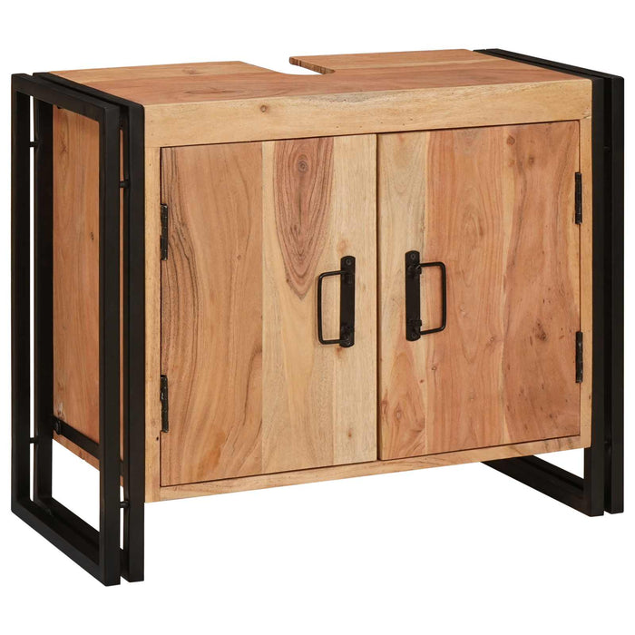 Dulap de chiuvetă Maro 71 x 33 x 58 cm Lemn Solid de Acacia - WALTI WALTI