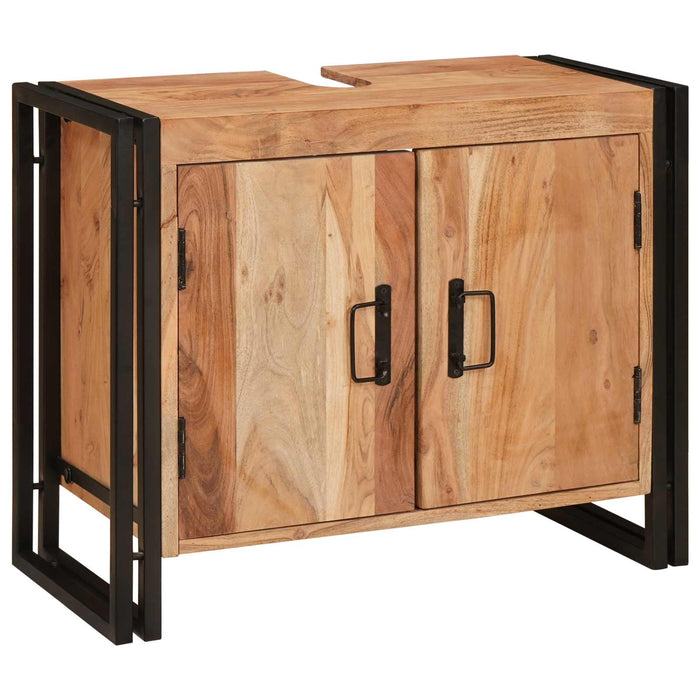 Dulap de chiuvetă Maro 71 x 33 x 58 cm Lemn Solid de Acacia - WALTI WALTI