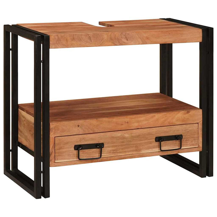Dulap pentru toaletă Maro 71 x 33 x 58 cm Lemn Solid de Acacia - WALTI WALTI