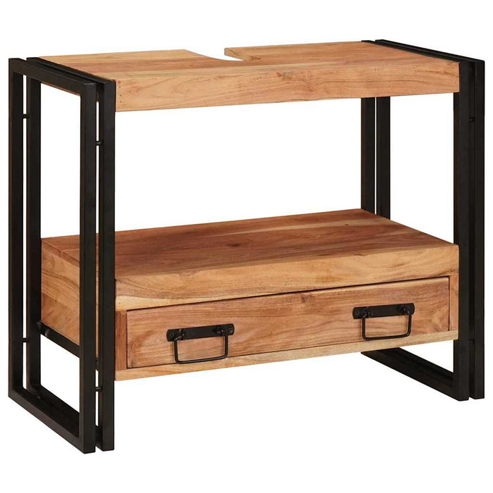 Dulap pentru toaletă Maro 71 x 33 x 58 cm Lemn Solid de Acacia - WALTI WALTI