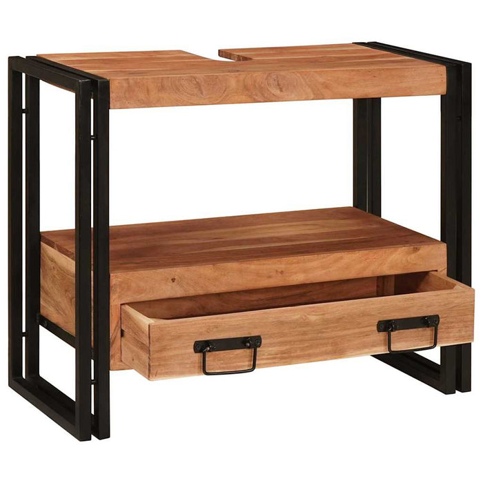 Dulap pentru toaletă Maro 71 x 33 x 58 cm Lemn Solid de Acacia - WALTI WALTI