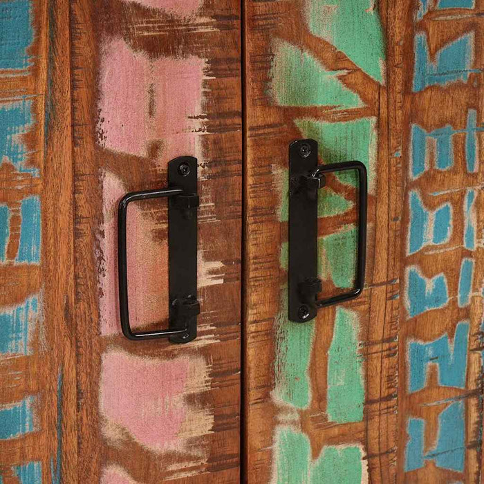 Dulap de noapte Multicolour 66 x 35 x 76 cm Lemn masiv reciclat - WALTI WALTI