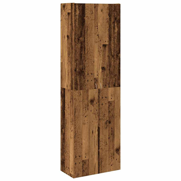 Dulap înalt, lemn vechi, 60x32x190 cm, lemn prelucrat - WALTI WALTI