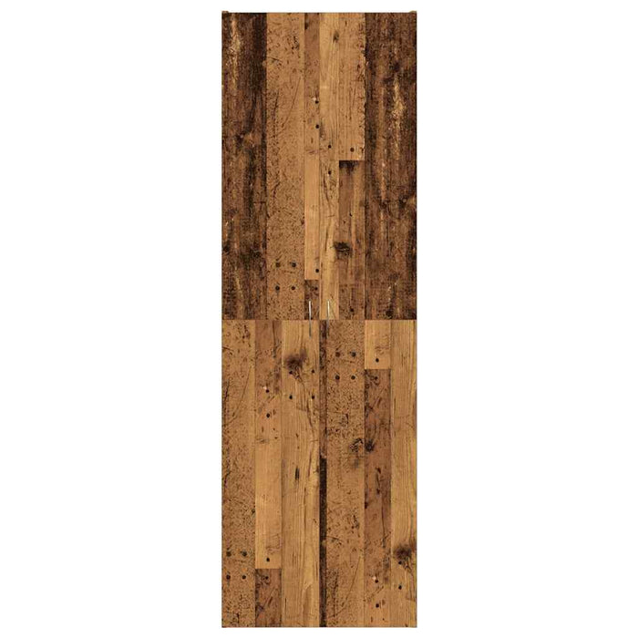 Dulap înalt, lemn vechi, 60x32x190 cm, lemn prelucrat - WALTI WALTI