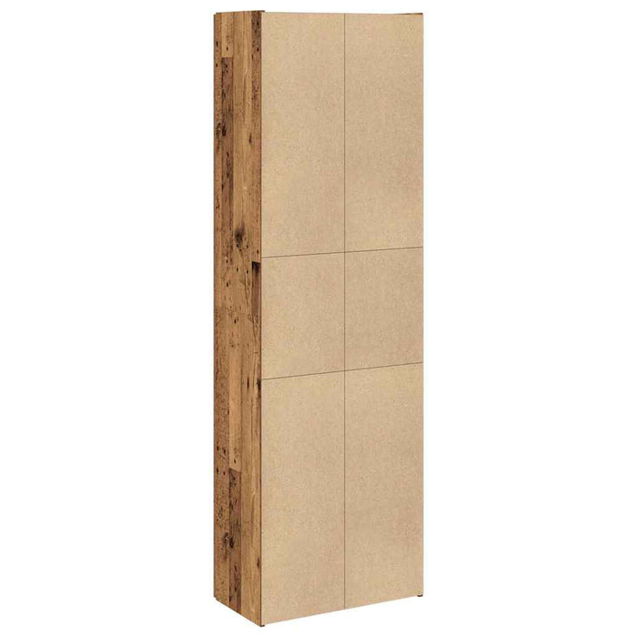 Dulap înalt, lemn vechi, 60x32x190 cm, lemn prelucrat - WALTI WALTI