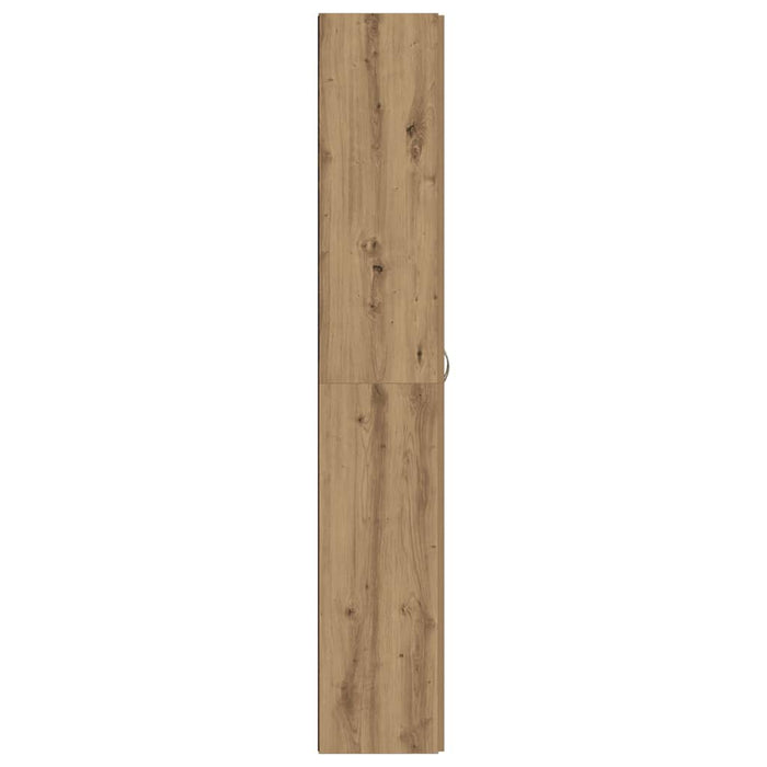 Dulap înalt, stejar artizanal, 60x32x190 cm, lemn prelucrat - WALTI WALTI
