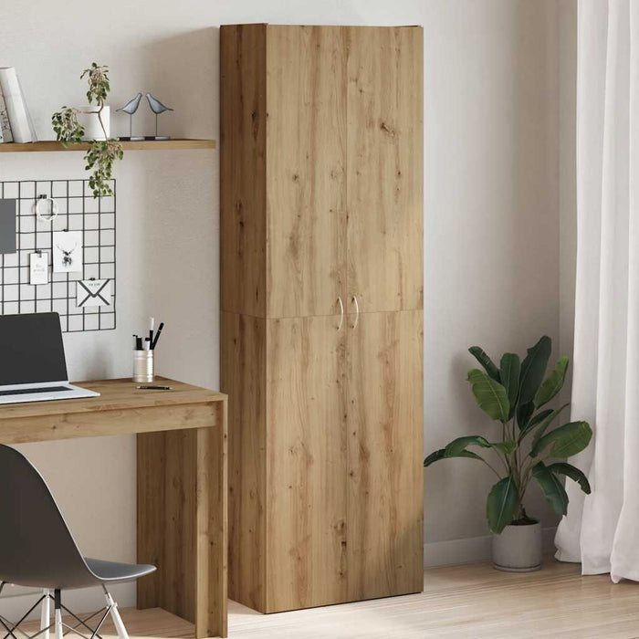 Dulap înalt, stejar artizanal, 60x32x190 cm, lemn prelucrat - WALTI WALTI