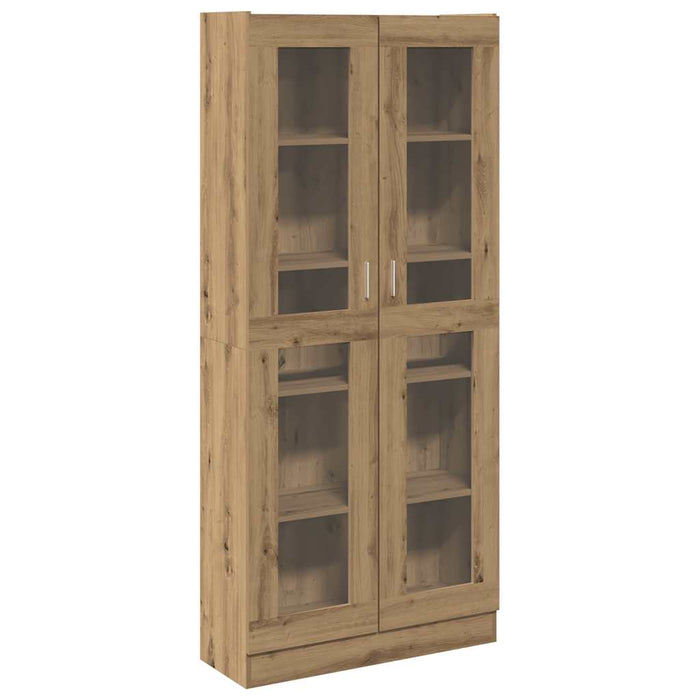 Dulap înalt, stejar artizanal, 82,5x30,5x185 cm, lemn prelucrat - WALTI WALTI