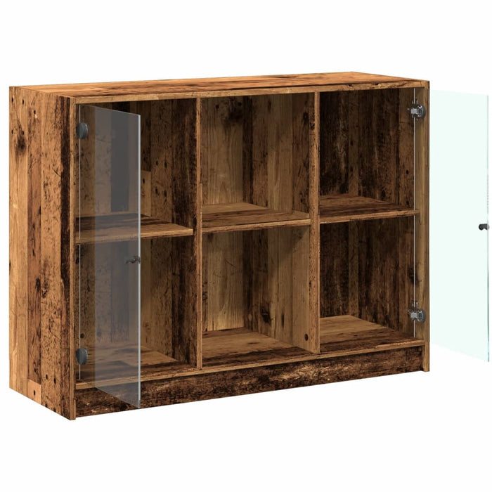Dulap, lemn învechit, 102x37x75,5 cm, lemn prelucrat - WALTI WALTI