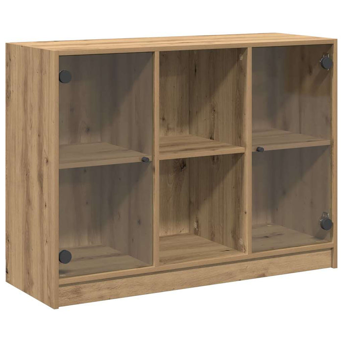 Dulap, stejar artizanal, 102x37x75,5 cm, lemn prelucrat - WALTI WALTI