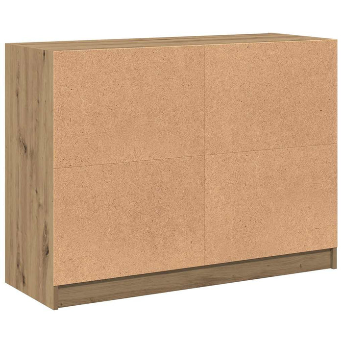Dulap, stejar artizanal, 102x37x75,5 cm, lemn prelucrat - WALTI WALTI