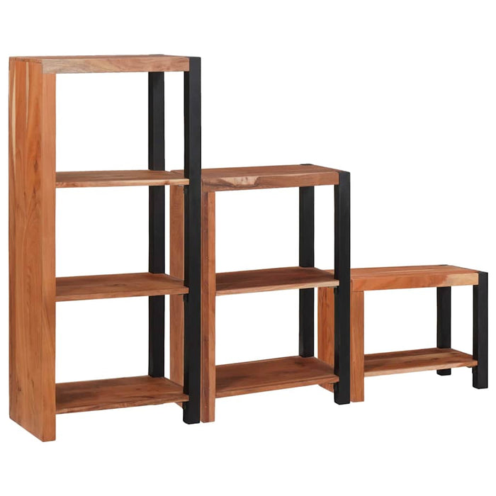 Raft pentru cărți 3 pcs Maro 50 x 30 x 110 cm - WALTI WALTI