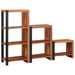 Raft pentru cărți 3 pcs Maro 50 x 30 x 110 cm - WALTI WALTI