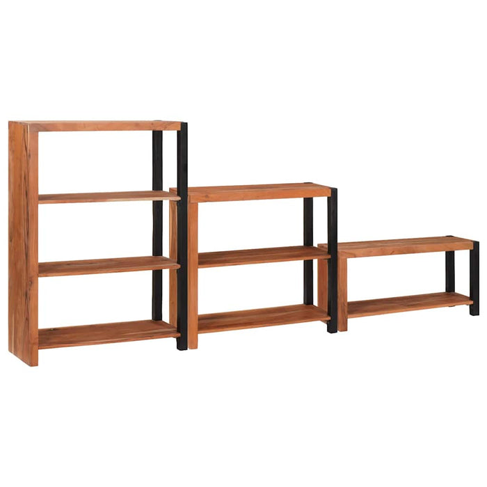 Raft pentru cărți 3 pcs Maro 80 x 30 x 110 cm - WALTI WALTI