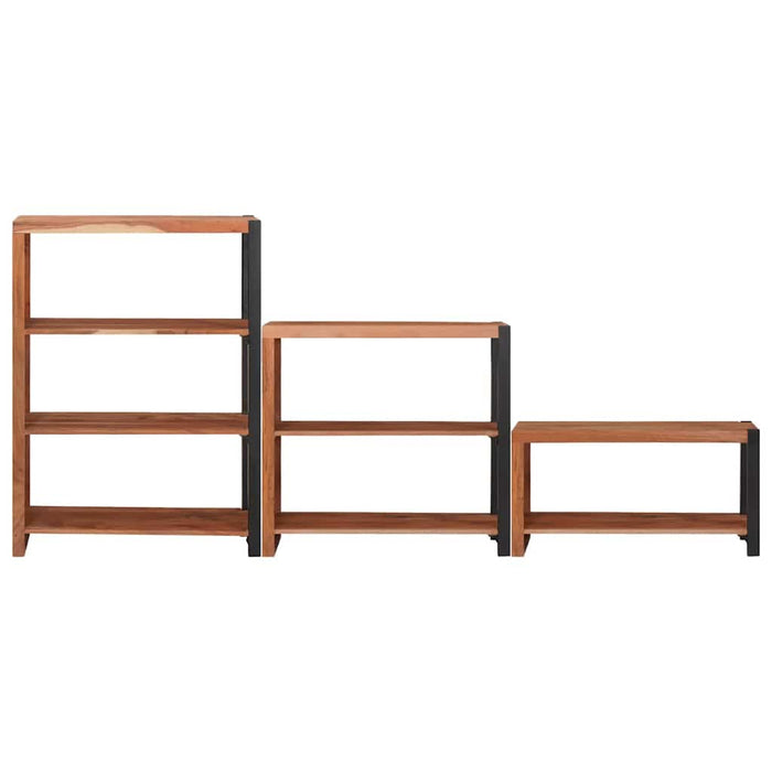 Raft pentru cărți 3 pcs Maro 80 x 30 x 110 cm - WALTI WALTI