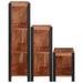 Raft pentru cărți 3 pcs Maro 80 x 30 x 110 cm - WALTI WALTI