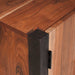 Bufet cu sertar 3 pcs Maro 55 x 30 x 75 cm Lemn masiv de acacia - WALTI WALTI