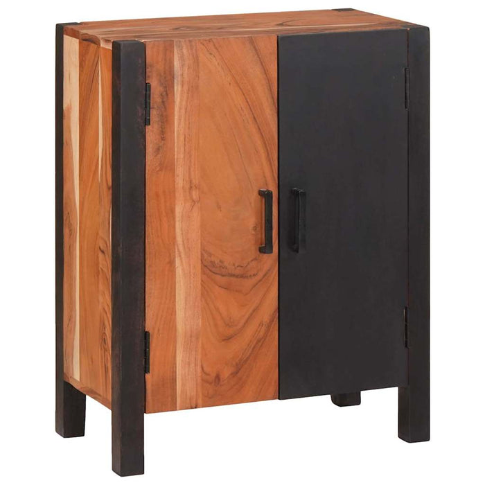 Bufet cu sertar 3 pcs Maro 55 x 30 x 75 cm Lemn masiv de acacia - WALTI WALTI