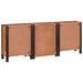 Bufet cu sertar 3 pcs Maro 55 x 30 x 75 cm Lemn masiv de acacia - WALTI WALTI
