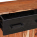 Bufet 2 pcs Maro 110 x 30 x 75 cm Lemn masiv de acacia - WALTI WALTI