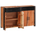 Bufet 2 pcs Maro 110 x 30 x 75 cm Lemn masiv de acacia - WALTI WALTI