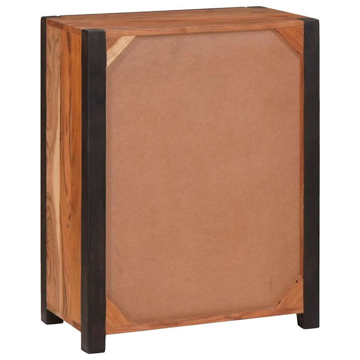 Bufet 2 pcs Maro 110 x 30 x 75 cm Lemn masiv de acacia - WALTI WALTI