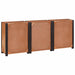 Bufet 3 pcs Maro 165 x 30 x 75 cm Lemn masiv de acacia - WALTI WALTI