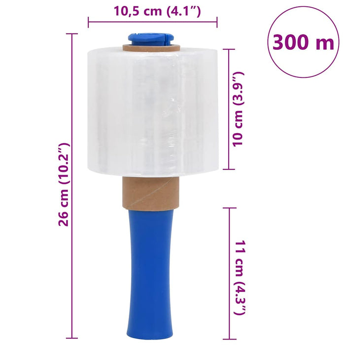 Filme extensibile 10 buc Transparente 23 µm 10 cm x 300 m - WALTI WALTI