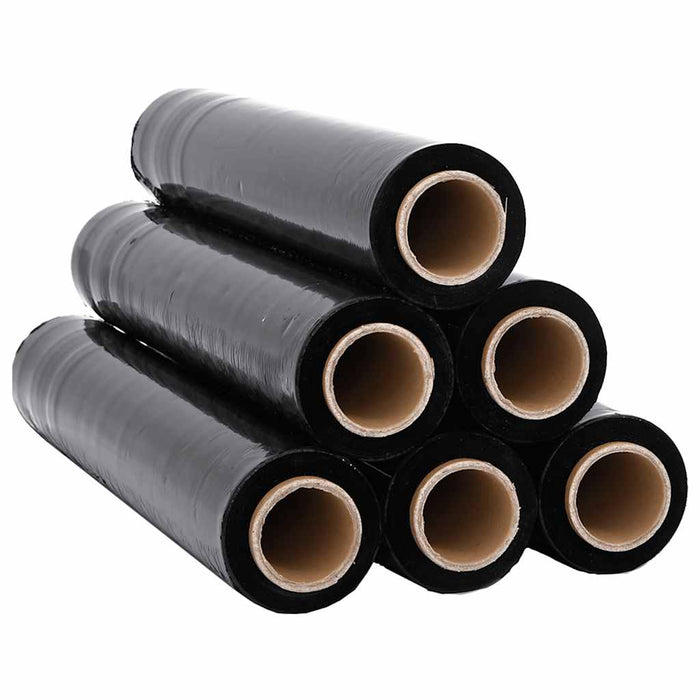 Film extensibil 6 buc Negru 30 μm 50 cm x 300 m - WALTI WALTI