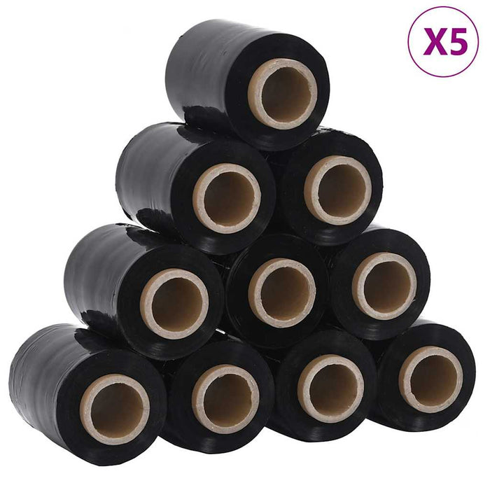Pelicule extensibile 50 buc Negru 23 µm 10 cm x 150 m - WALTI WALTI
