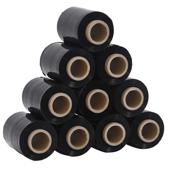 Filme extensibile 10 buc Negru 23 µm 10 cm x 300 m - WALTI WALTI