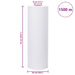 Film extensibil agricol alb 25 µm 75 cm x 1500 m - WALTI WALTI