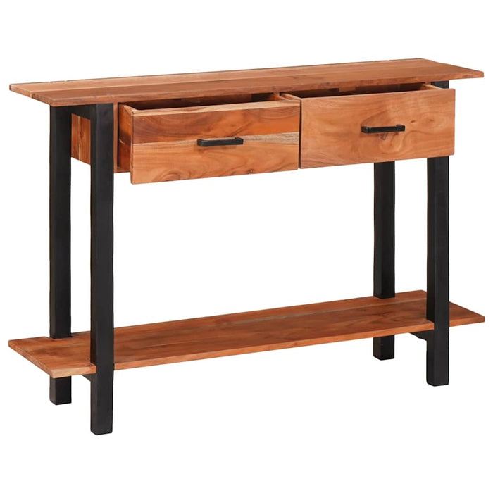 Masă de consolă Maro 110 x 30 x 75 cm lemn masiv de acacia WALTI