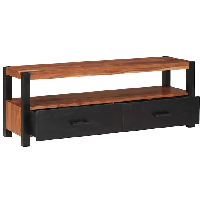 Dulap media cu raft Maro 110 x 30 x 40 cm Lemn Solid de Acacia - WALTI WALTI