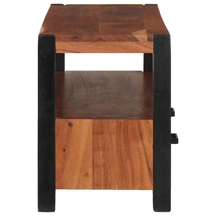 Dulap media cu raft Maro 110 x 30 x 40 cm Lemn Solid de Acacia - WALTI WALTI