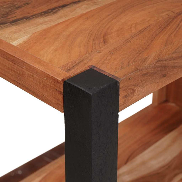 Raft pentru cărți Maro 70 x 30 x 110 cm Lemn masiv de acacia - WALTI WALTI