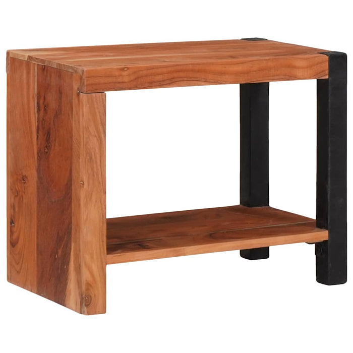 Raft pentru cărți Maro 50 x 30 x 40 cm Lemn masiv de acacia - WALTI WALTI