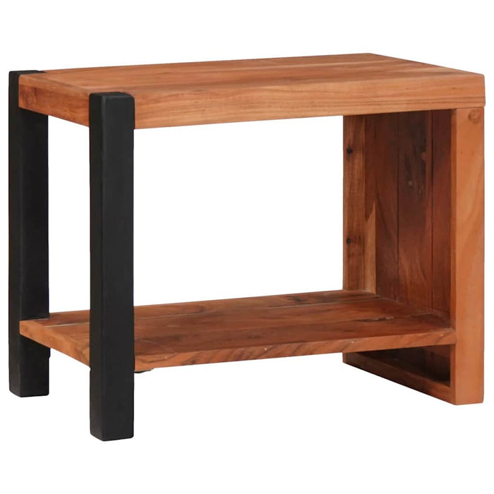Raft pentru cărți Maro 50 x 30 x 40 cm Lemn masiv de acacia - WALTI WALTI