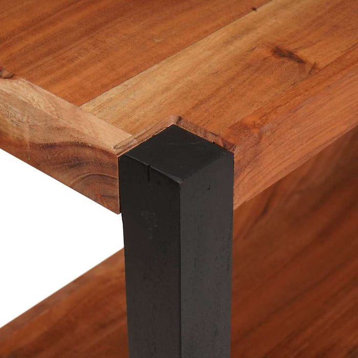 Raft pentru cărți Maro 80 x 30 x 75 cm Lemn masiv de acacia WALTI