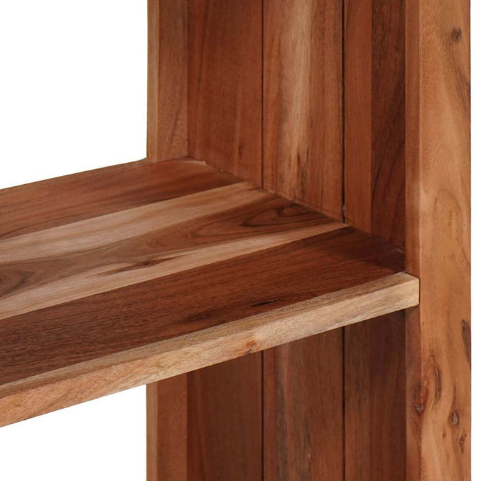 Raft pentru cărți Maro 80 x 30 x 75 cm Lemn masiv de acacia WALTI