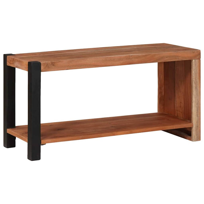 Raft pentru cărți Maro 80 x 30 x 40 cm Lemn masiv de acacia - WALTI WALTI