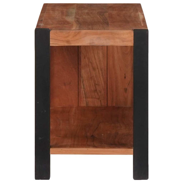 Raft pentru cărți Maro 80 x 30 x 40 cm Lemn masiv de acacia - WALTI WALTI