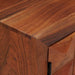 Cabinet TV maro miere 112 x 30 x 48 cm lemn masiv de acacia - WALTI WALTI