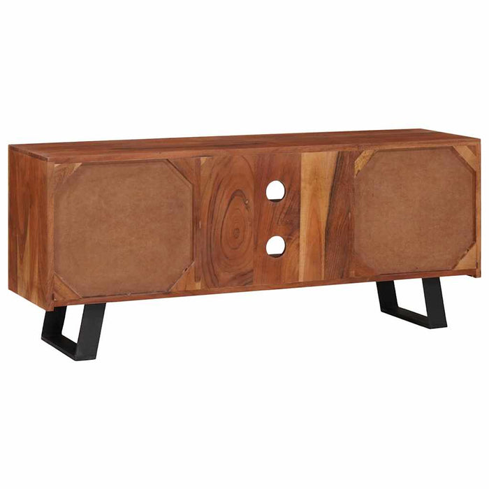 Cabinet TV maro miere 112 x 30 x 48 cm lemn masiv de acacia - WALTI WALTI