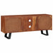 Cabinet TV maro miere 112 x 30 x 48 cm lemn masiv de acacia - WALTI WALTI