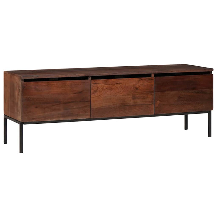 Cabinet TV maro miere 110 x 30 x 36 cm lemn masiv de acacia - WALTI WALTI