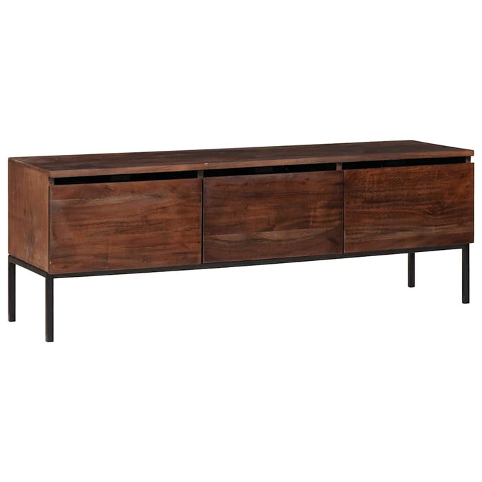 Cabinet TV maro miere 110 x 30 x 36 cm lemn masiv de acacia - WALTI WALTI