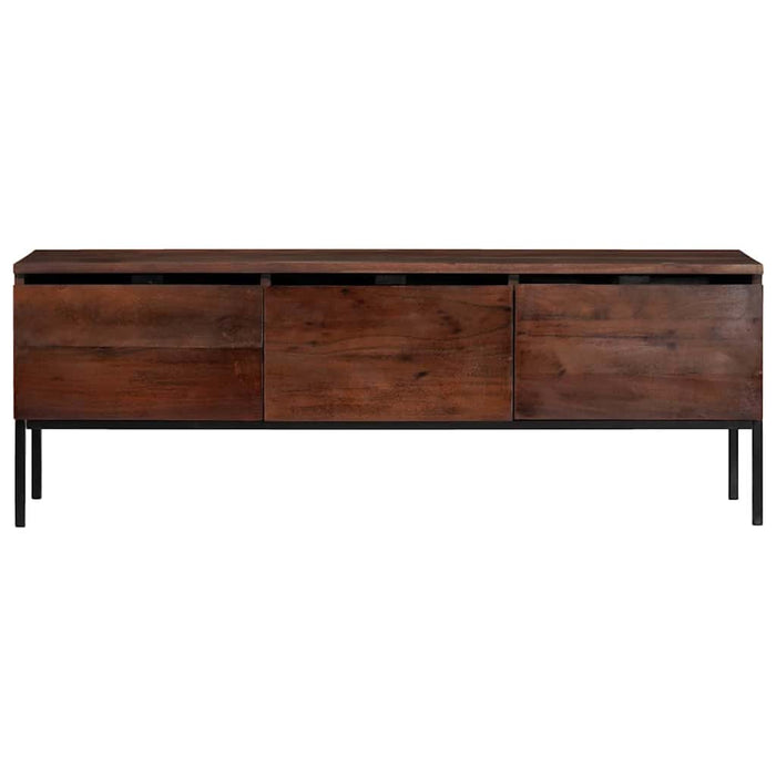 Cabinet TV maro miere 110 x 30 x 36 cm lemn masiv de acacia - WALTI WALTI