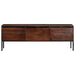 Cabinet TV maro miere 110 x 30 x 36 cm lemn masiv de acacia - WALTI WALTI